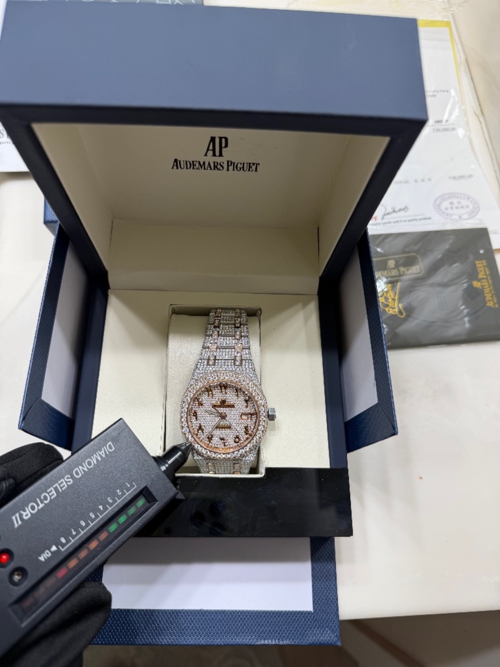 Audemars Piguet Royal oak Two Tone Rose Gold VVS1 Watch 41mm